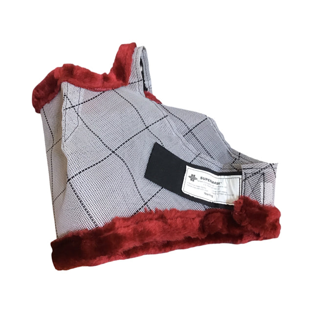 Farnam Supermask II Fly Mask Grey/Maroon New