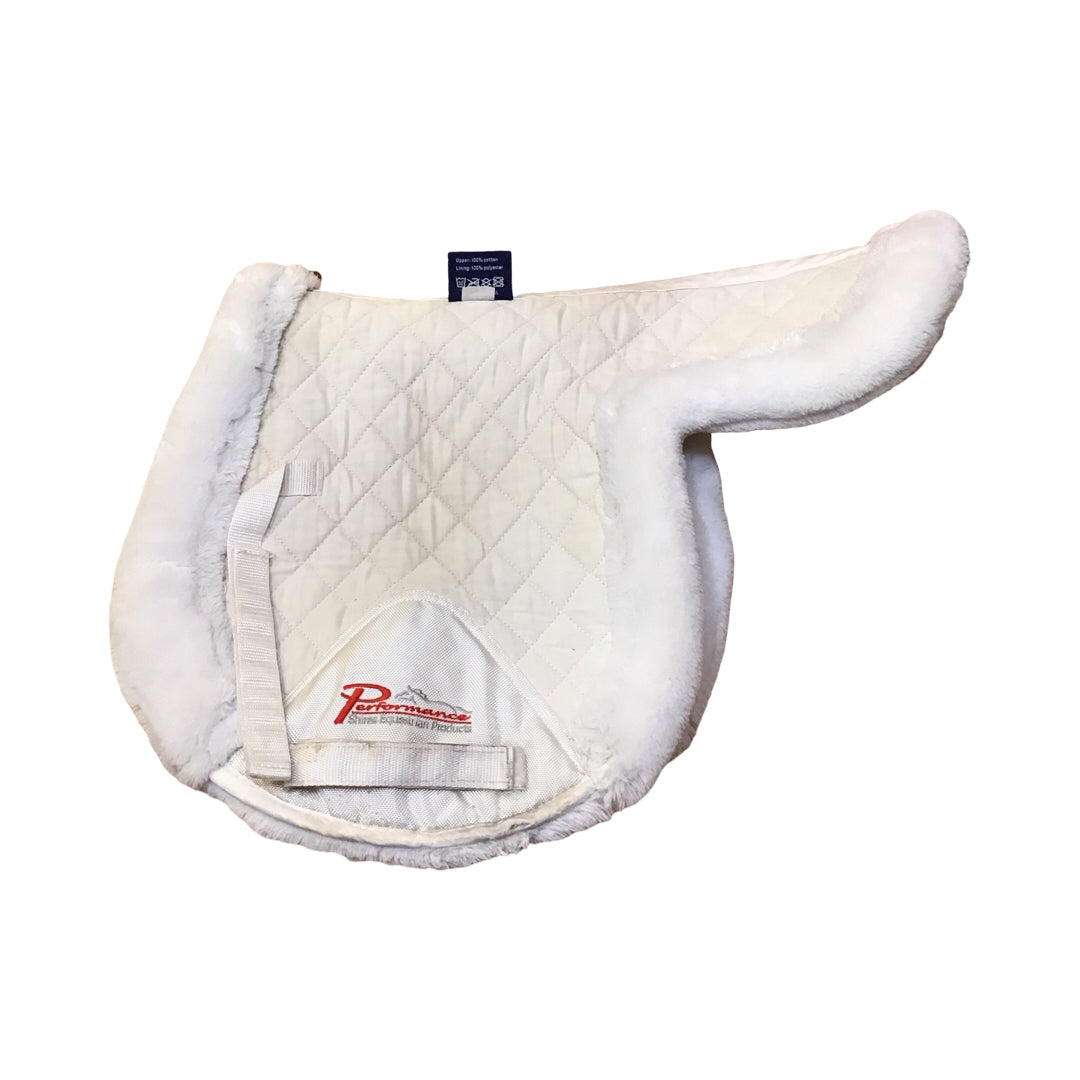 Shires 16"-16.5" Supafleece Rimmed Shaped Pad Used