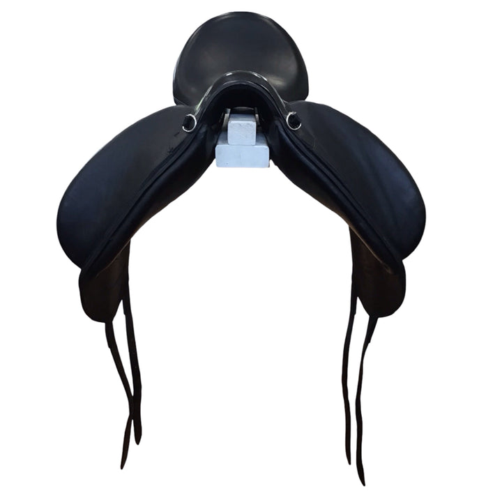 17" - 17.5" 002 Devoucoux Makila Harmonie Medium Used Dressage Saddle - H