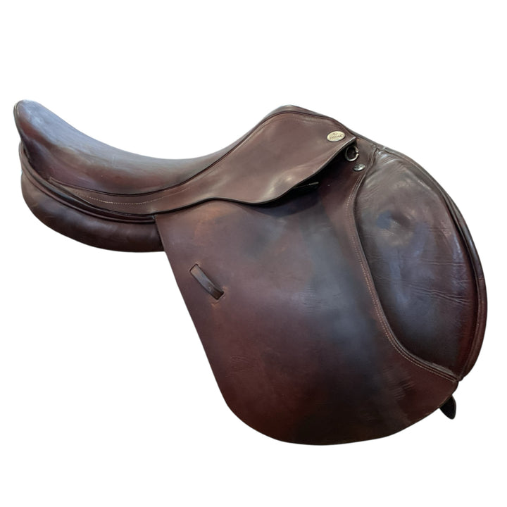 17.5" Harry Dabbs Jaguar Wide Used Hunter/Jumper Saddle - H