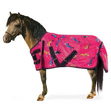 NEW 200 G pony turnout size 57" pink print