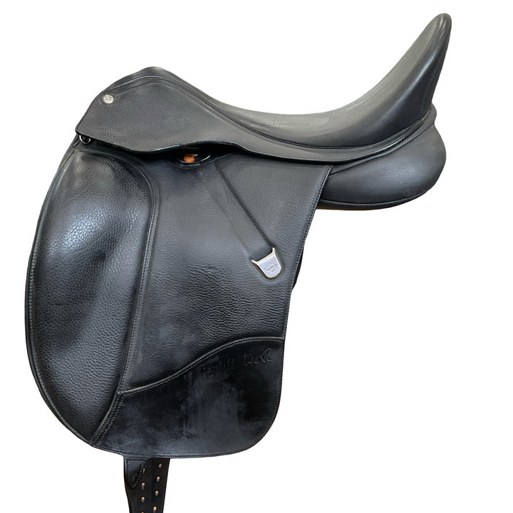 18" Bates Isabell Werth Adjustable Used Dressage Saddle