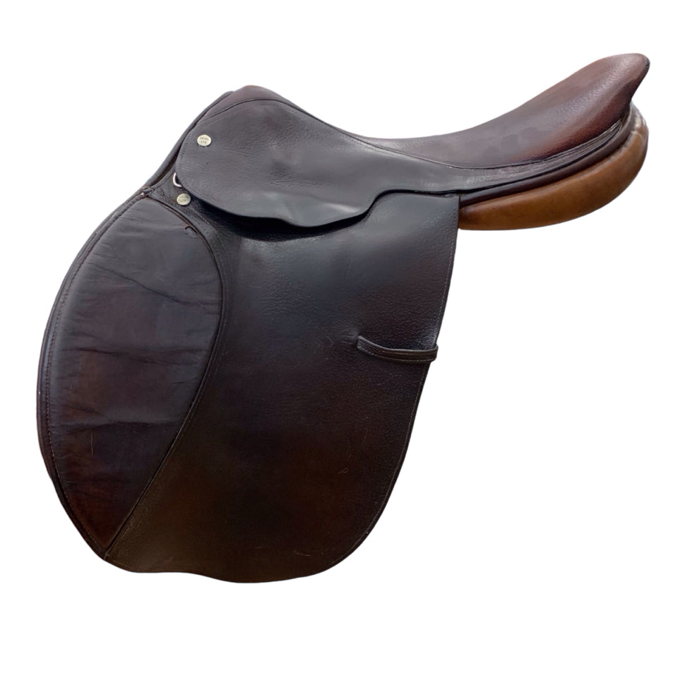 17" Beval Devon Medium Used Hunter/Jumper Saddle - H