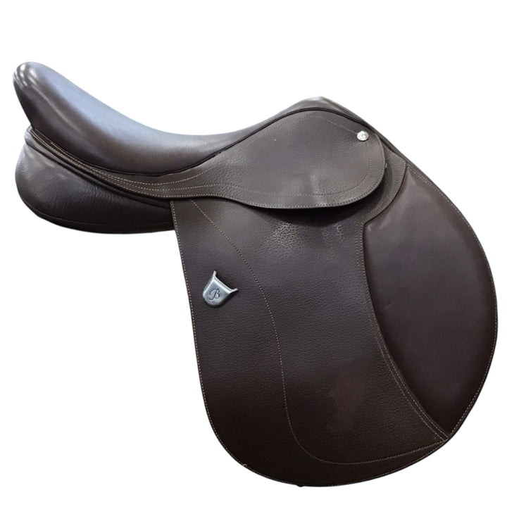 17" Bates Adjustable Used Hunter/Jumper Saddle - H