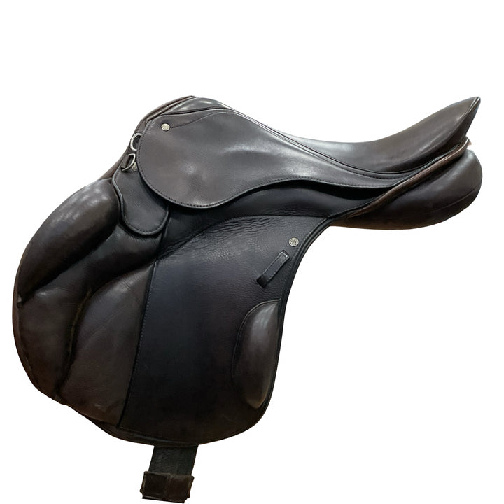 17.5" Schleese Monoflap Eventing Narrow Used Hunter/Jumper Saddle
