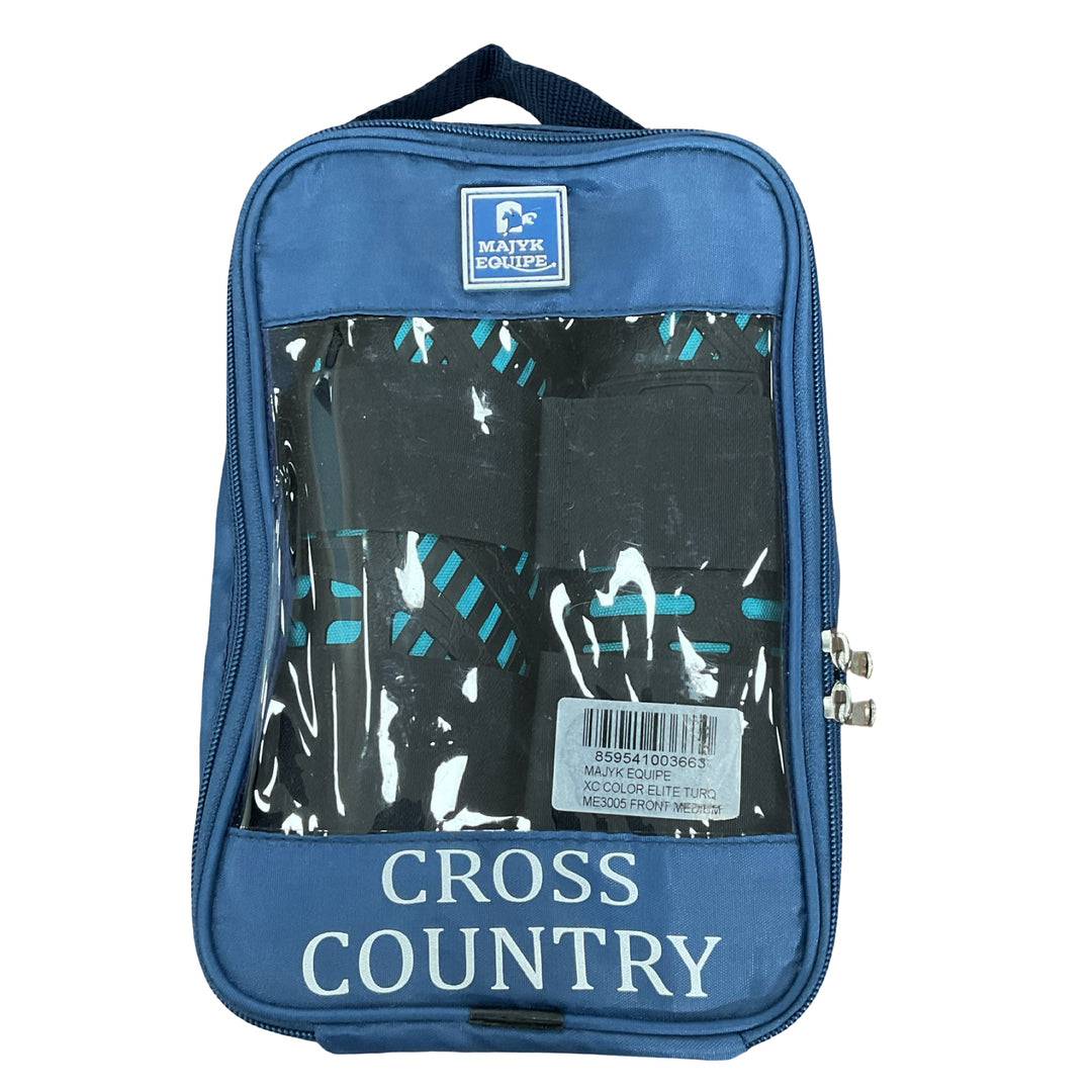 Majyk Equipe Medium XC Color Elite Brush Boot Black/Turquoise New