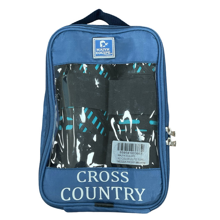Majyk Equipe Medium XC Color Elite Brush Boot Black/Turquoise New
