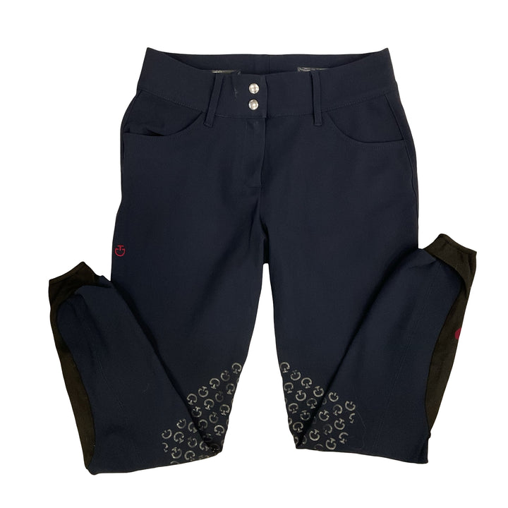 Cavalleria Toscana Women's 12 Knee Patch Schooling Breech Navy Used