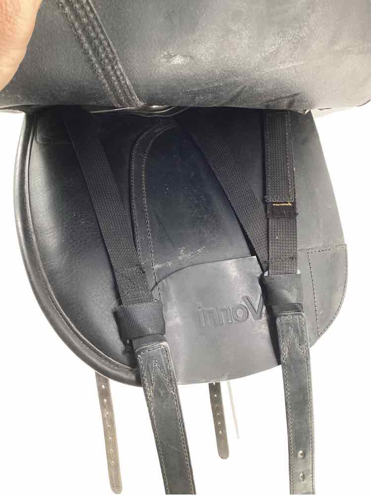 17.5" Bates used adjustable tree dressage saddle