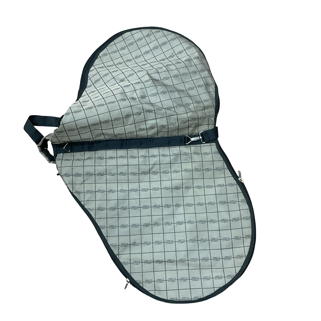 Rambo Tan Saddle Carry Bag Used - H