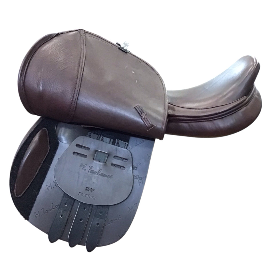 15.75" M. Toulouse Marcello Jr Medium Demo Childs Hunter/Jumper Saddle - H