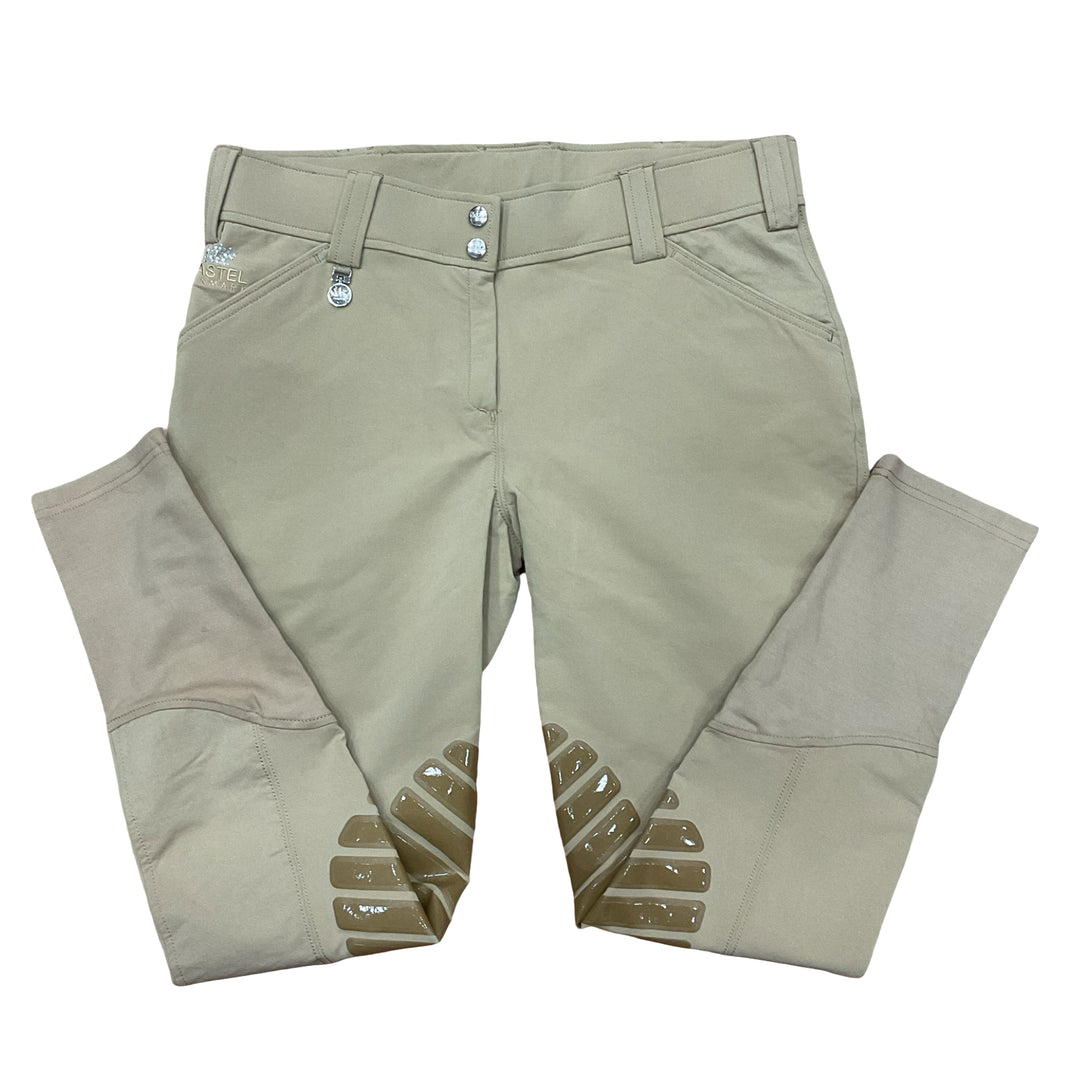 Kastel Women's Size 32 Charlotte Tan Silicone Knee Patch Breech New