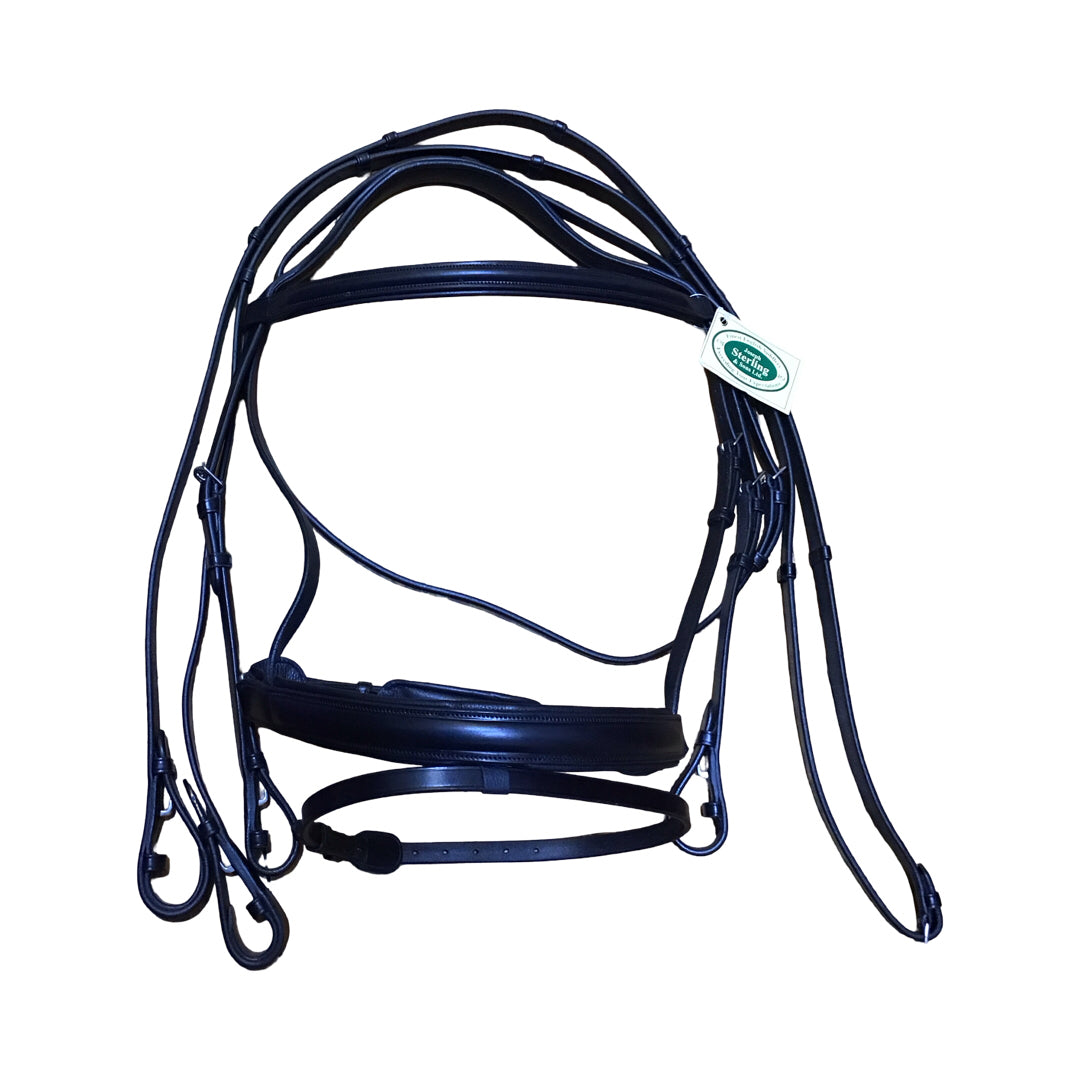 Joseph Sterling Crank Dressage Bridle w/Reins New