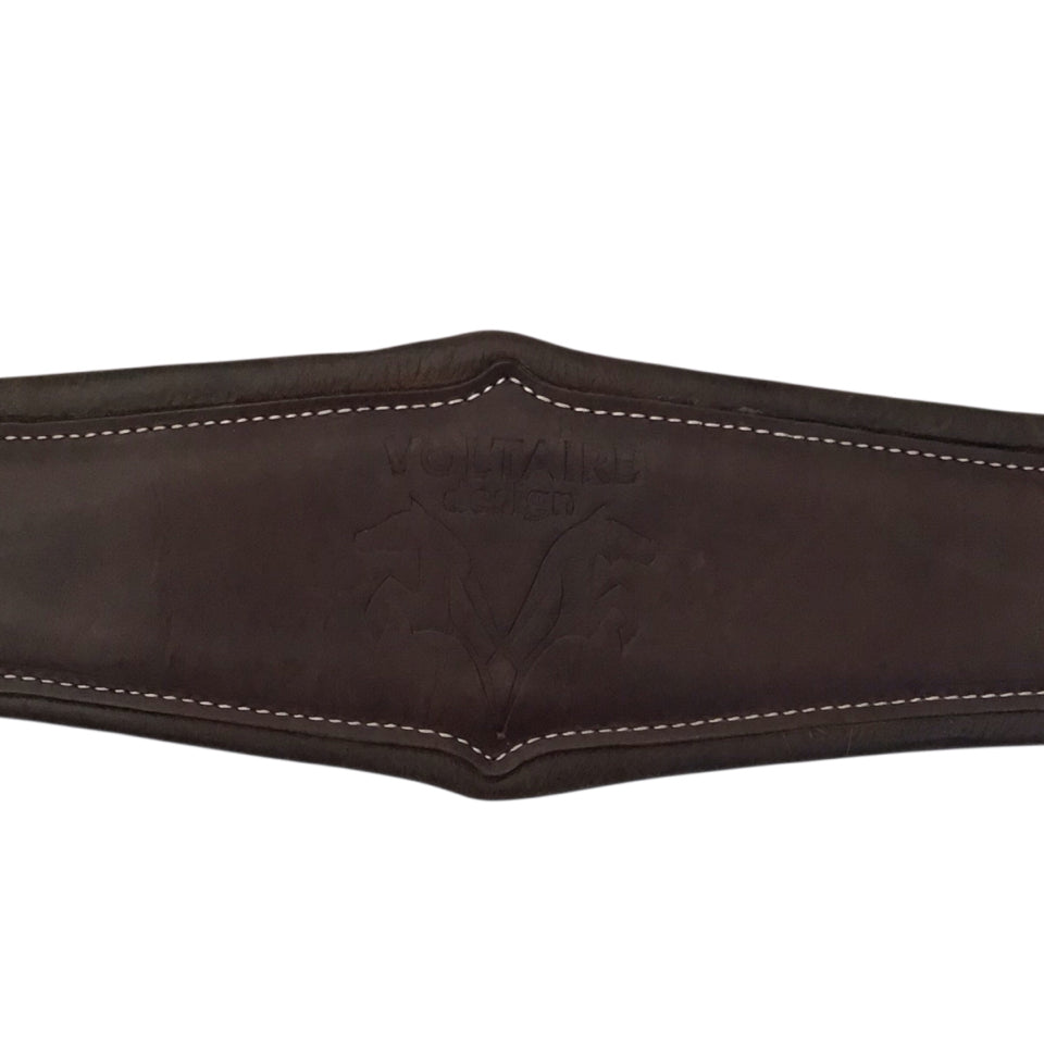 Voltaire 56" Padded Leather Hunter Girth Brown Like New - H