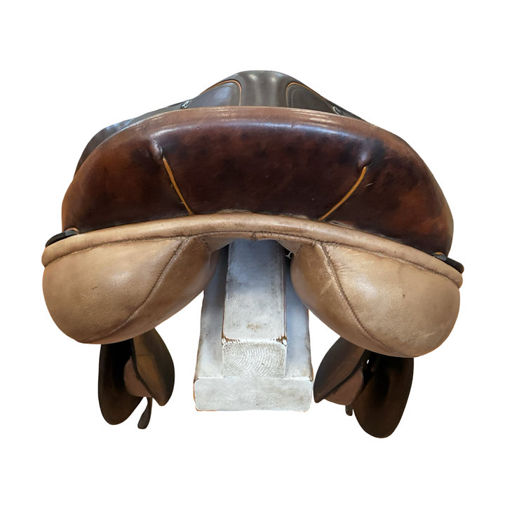 17" Hulsebos Semi-Custom Wide Used Hunter/Jumper Saddle