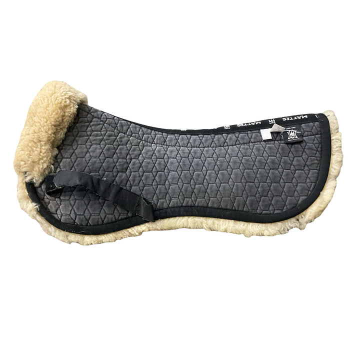 Mattes Medium Fleece Lined Half Pad Black Used
