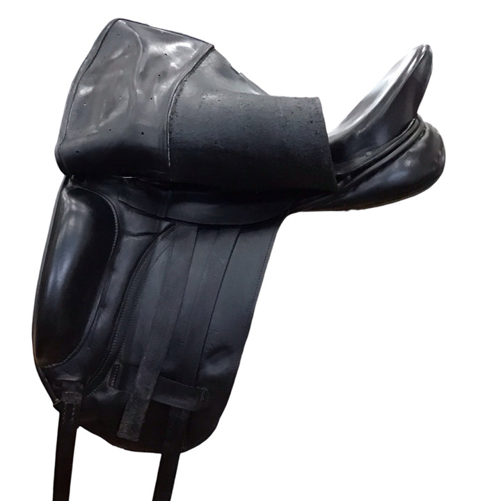 17" Albion SLK Medium/Wide Used Dressage Saddle - H