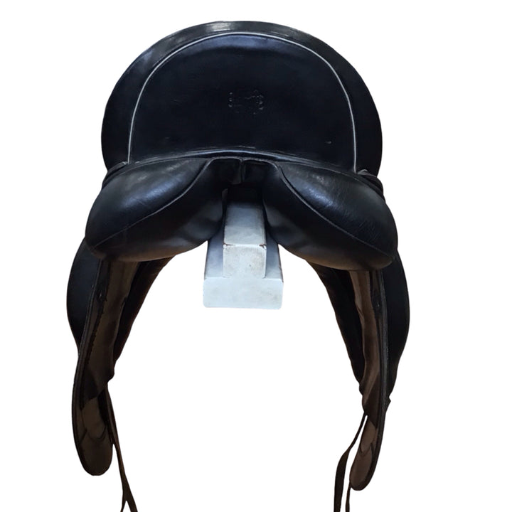 17.5" Custom Saddlery Laguna Med/Wide Used Dressage Saddle - H