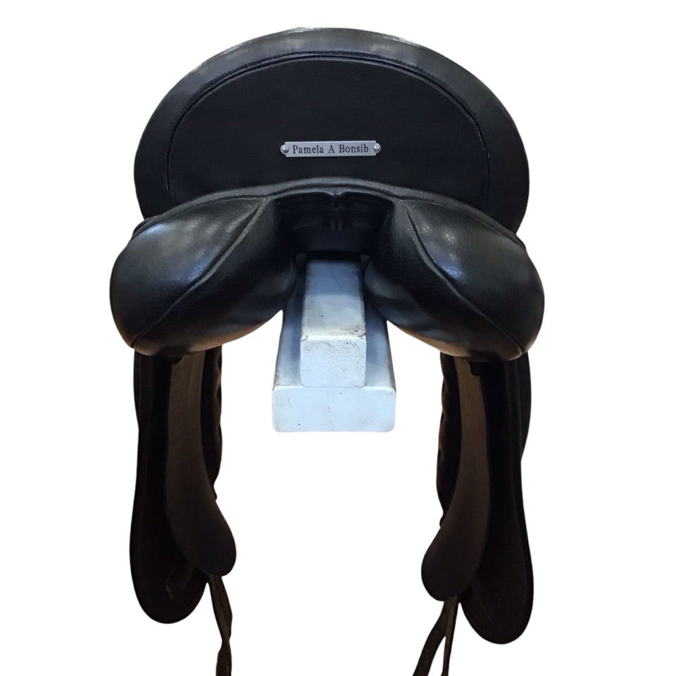 17" County Perfection Narrow Used Dressage Saddle - H