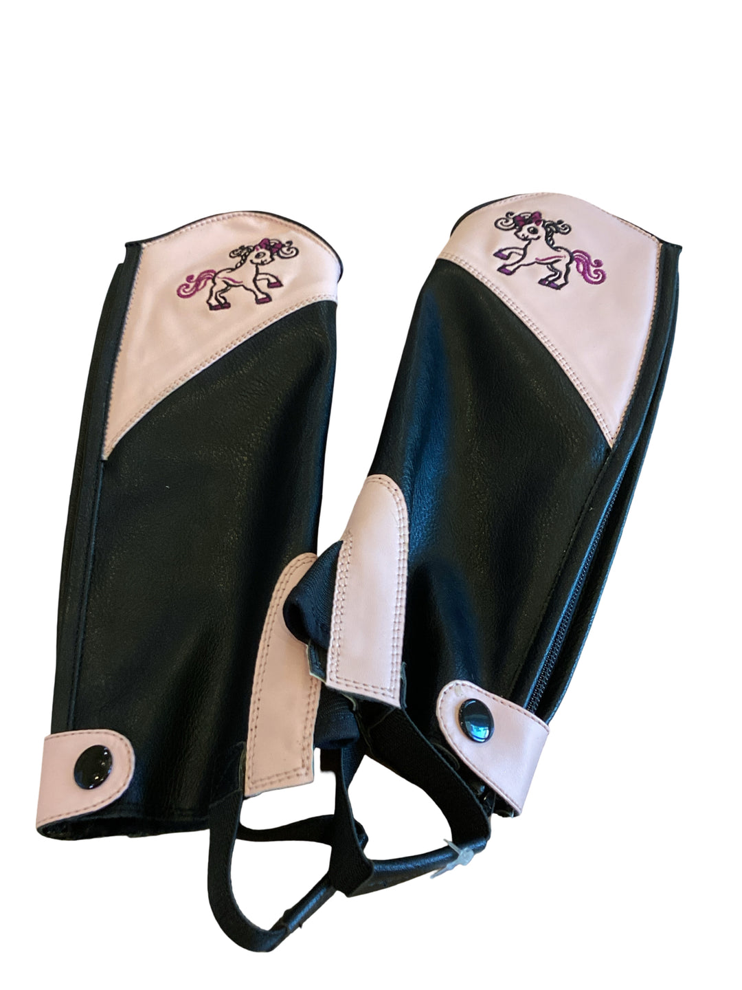 BELLE AND BOW CHILD SIZE MEDIUM HALF CHAPS