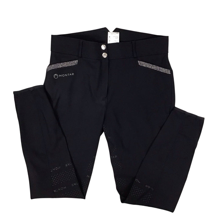 Montar Women's 42 Full Seat Schooling Breech Navy Used - H