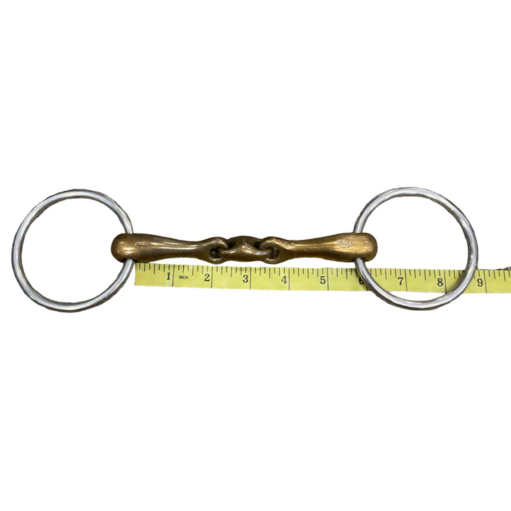 Herm Sprenger 5.5" Loose Ring Lozenge Snaffle Bit Used - H