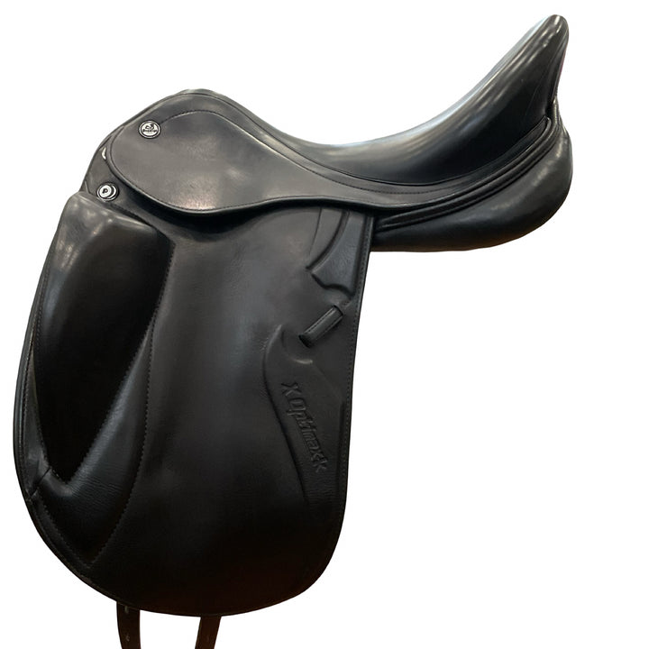 17" Prestige X Optimax-K 32cm Med/Narrow Used Dressage Saddle