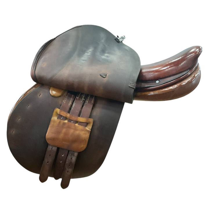 17" Hermes Steinkraus Narrow Used Hunter/Jumper Saddle - H