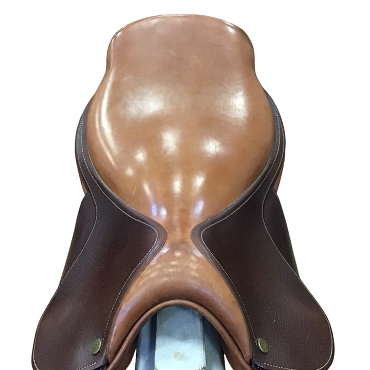 17.5" Bruno Delgrange PJ Pro Medium Used Hunter/Jumper Saddle - H