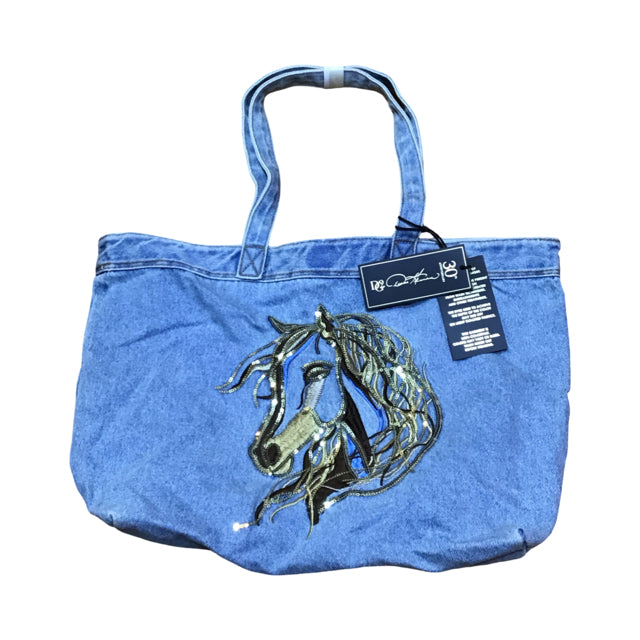 DIANE GILMAN Denim Tote Bag NEW B