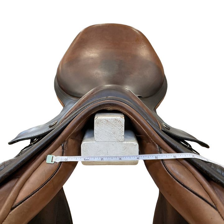 17" Hulsebos Semi-Custom Wide Used Hunter/Jumper Saddle