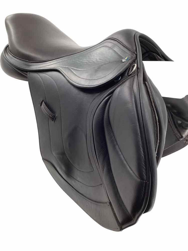 17.5" Hastilow Adjustable tree wool flocked used close contact saddle B