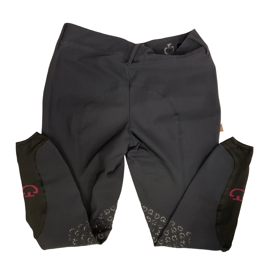 Cavalleria Toscana Women's 14 Knee Patch Schooling Breech Black Used