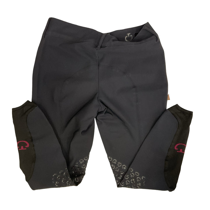 Cavalleria Toscana Women's 14 Knee Patch Schooling Breech Black Used