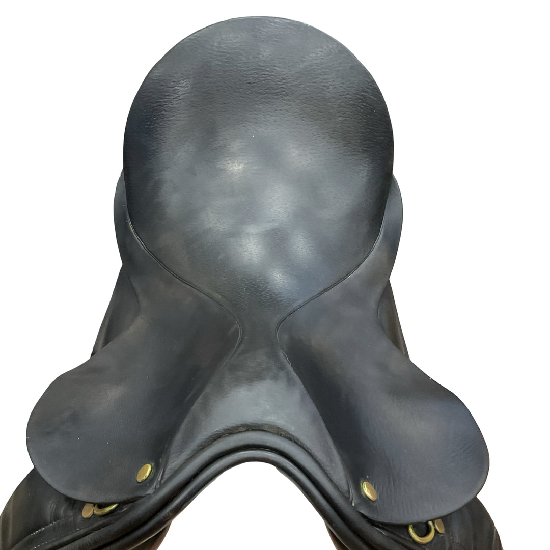 16.5" Unbranded Adjustable Crank Used Dressage Saddle - H