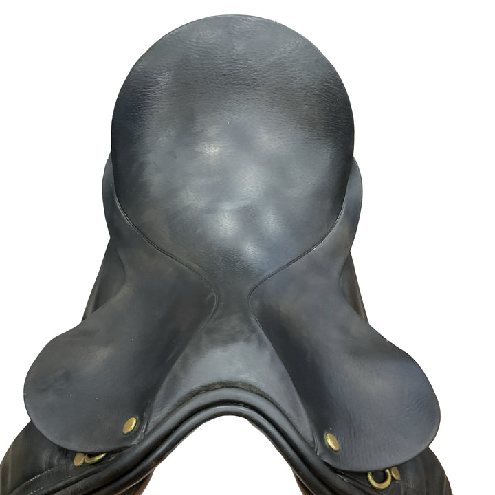 16.5" Unbranded Adjustable Crank Used Dressage Saddle - H