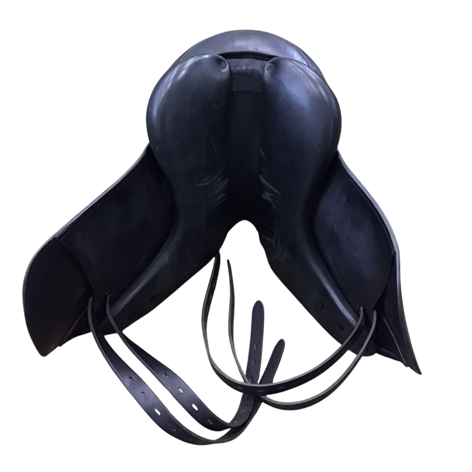 16" Dynamic Monoflap Narrow Used Dressage Saddle - H