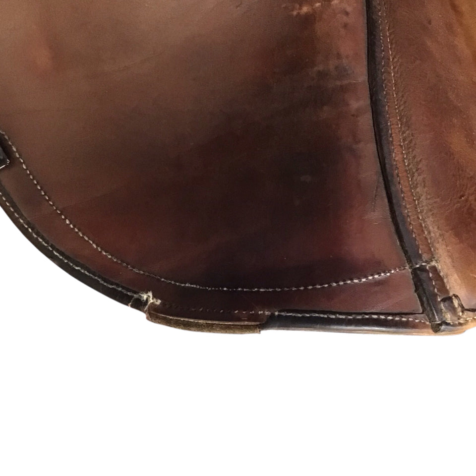 17" M. Toulouse Annice Adjustable Used Hunter/Jumper Saddle - H