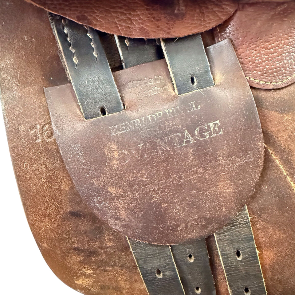 16" HDR Advantage Flocked Wide Used Childs Hunter/Jumper Saddle - H