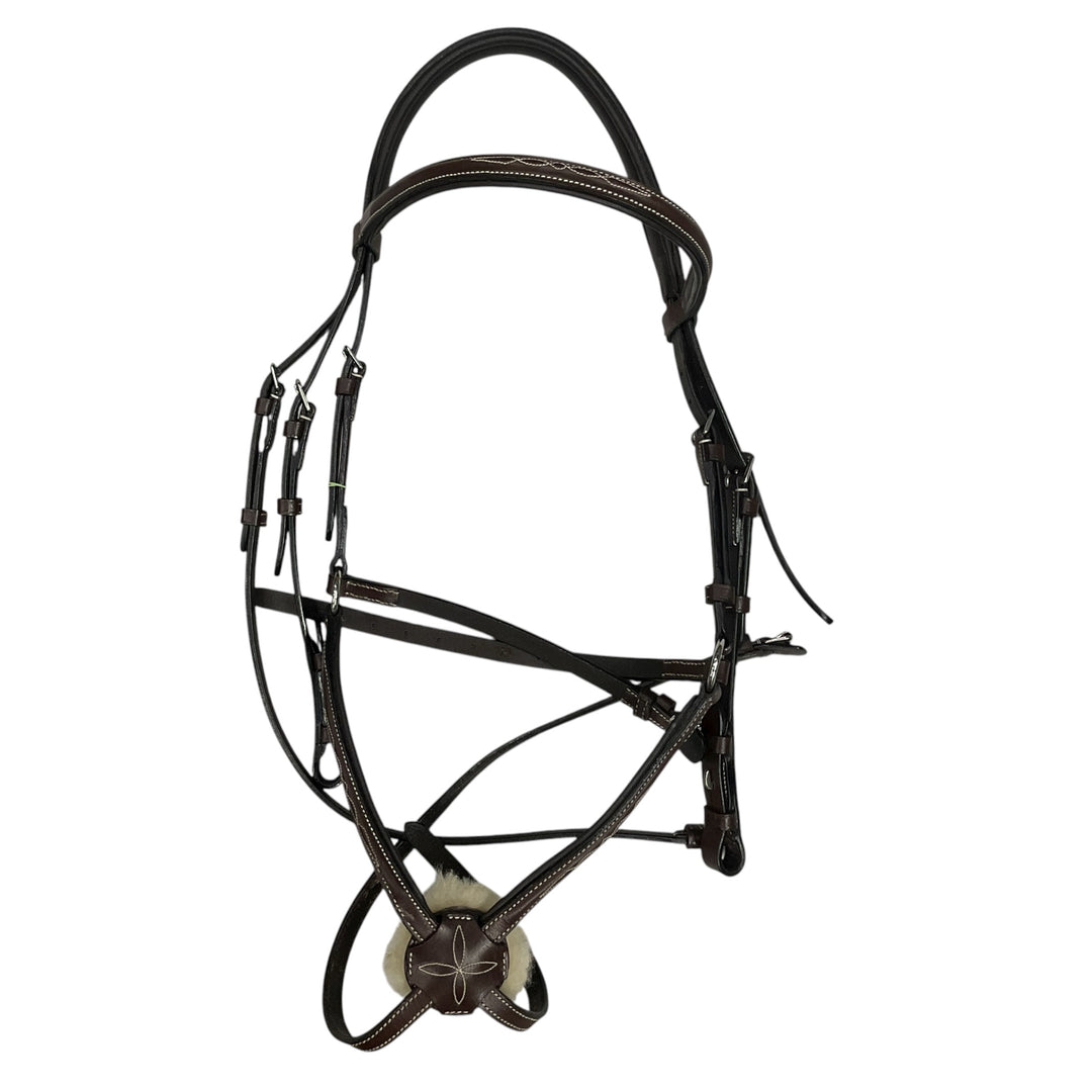 Harwich by SmartPak Horse Fancy Stitch Figure 8 Bridle Brown Used - H