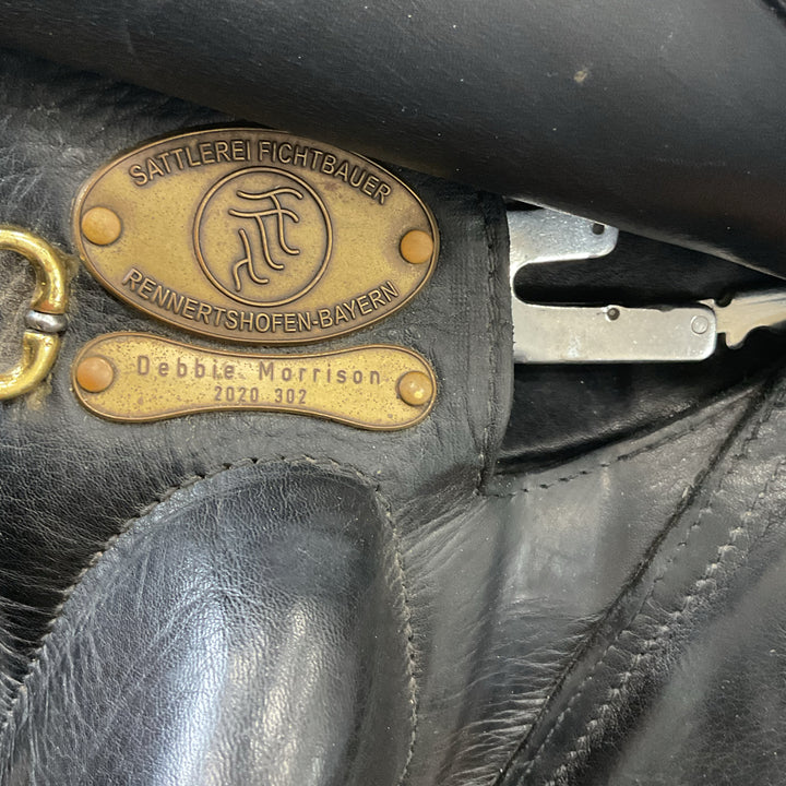 17.5" Fichtbauer Custom Medium Used Dressage Saddle