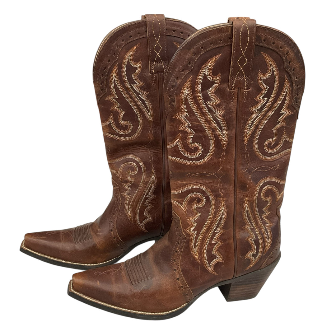 Ariat Women's 8.5 Heritage Western X Toe Boot Vintage Caramel Used - H