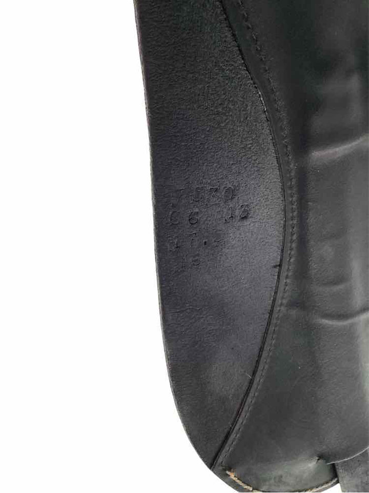 17" Custom Saddlery Laguna used wool flocked dressage saddle B