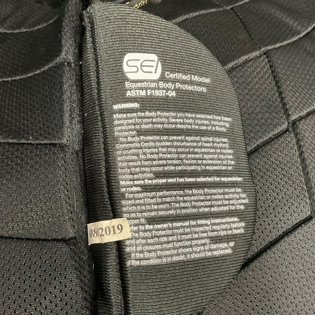 Tipperary Adult Medium Eventer Pro Vest Black Used - H