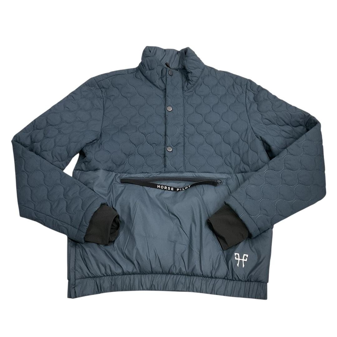 Horse Pilot Women's XL Pull Over Quilted Down Jacket Blue Used - H