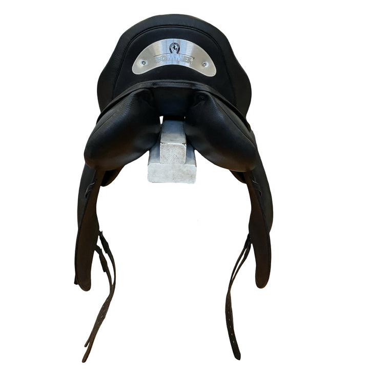 17.5" Sommer S-Spezial Custom 31.5cm Med/Wide Used Dressage Saddle
