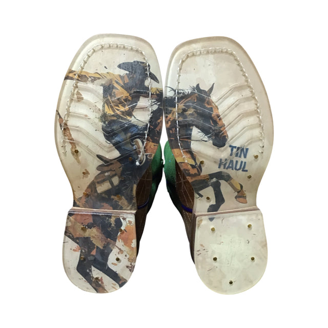 TIN HAUL CO 9 Gridlock Cowboy Boots NEW B