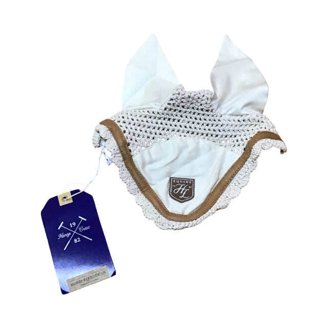 Horze Braxton Crochet Fly Bonnet New