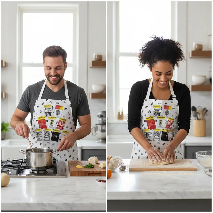 Sondheim Apron - Choose your favorite Playbill covers