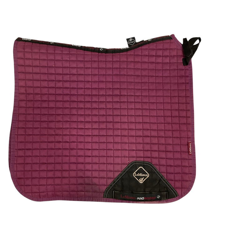 LeMieux French Rose Large Dressage Saddle Pad Used - H